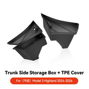 Trunk Side Storage Organizer for Tesla Model 3 Highland 2024-2025