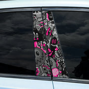 Dopamine Graffiti B-Pillar Car Decal – Waterproof Vinyl