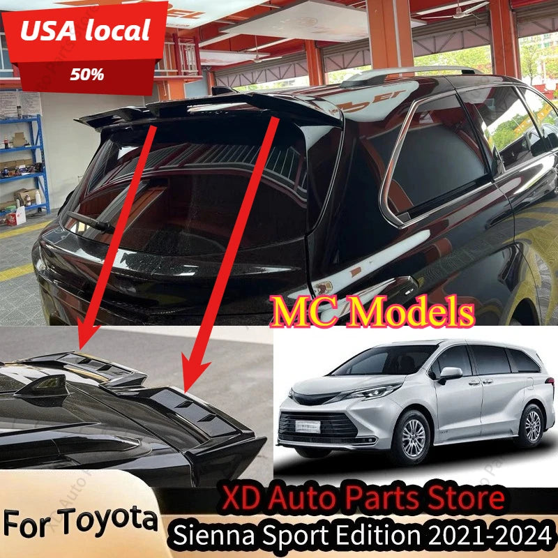Rear Roof Spoiler for Toyota Sienna Sport 2021-2024