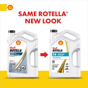 Shell Rotella T4 Triple Protection 15W-40 Diesel Engine Oil, 2.5 Gallon