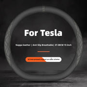 Perforated Steering Wheel Cover for Tesla Model 3 2017–2022