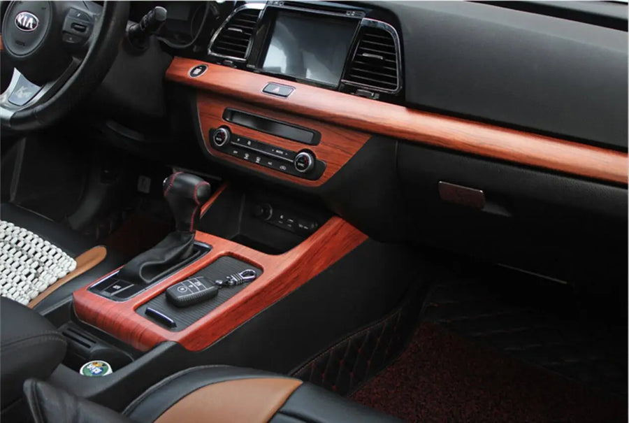 Self-Adhesive Wood-Grain Vinyl Wrap Film