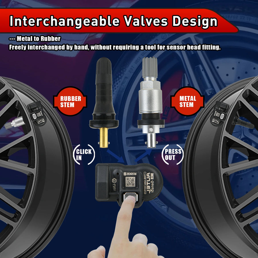 Autel MX-Sensor 315MHz/433MHz Programmable TPMS Sensor