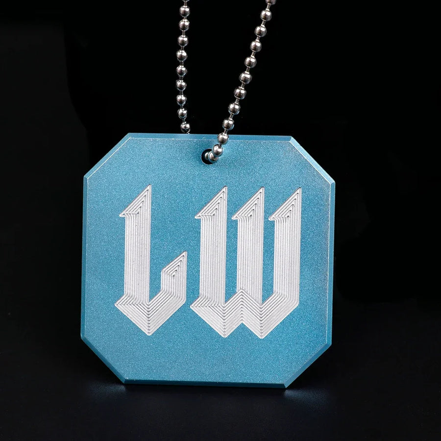Likewise-Style Metal Gear Shift Badge & Key Ring
