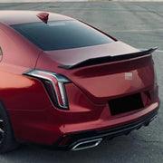 Gloss-Black Duckbill Trunk Spoiler for Cadillac CT4 2020–2025