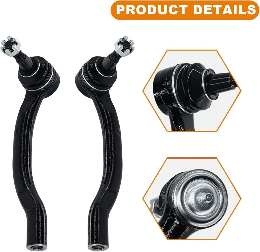 Front Lower Control Arm Ball Joints Tie Rod Sway Bar for 2007-2013 Nissan Altima
