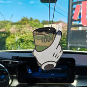Initial D and JDM-Style Hanging Car Air Freshener