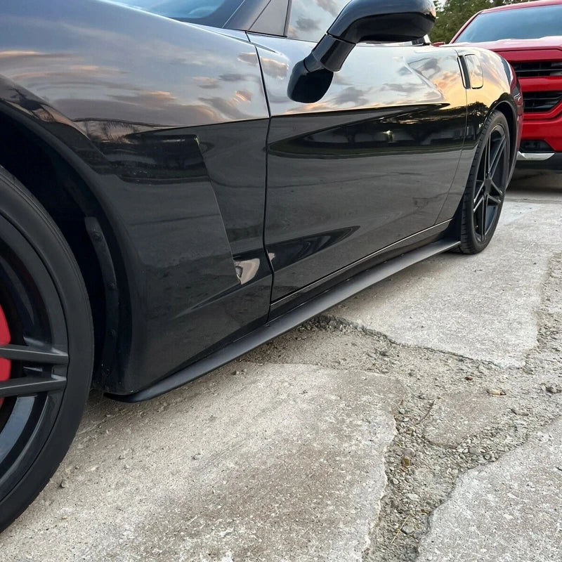 Side Skirt Extension Kit for Chevrolet Corvette C6 Base 2005-2013
