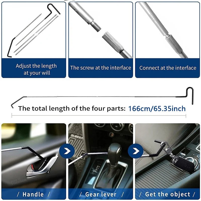 Automotive Air Wedge and Long-Reach Lockout Tool Kit, 15-67 Piece Options