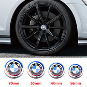 Aluminum Wheel Center-Cap Emblem Sticker Set for BMW X5