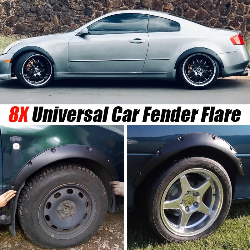 Fender Flare Kit for Volkswagen/Toyota/Ram/Mazda/Subaru/Tesla/Volvo/Scion