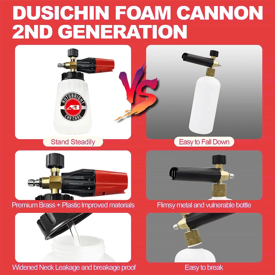 1 L Snow Foam Cannon with 1/4-Inch Quick Connect
