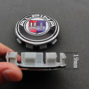 4-Piece 68mm Logo Alpina Emblem Wheel Center Hub Caps for BMW E46 E39 E38 E90 E60 E36 F30 E34 F10