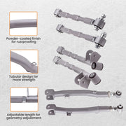 Rear Adjustable Lateral Link Kit for Subaru Impreza WRX/STI GDA/GDB 2002-2007
