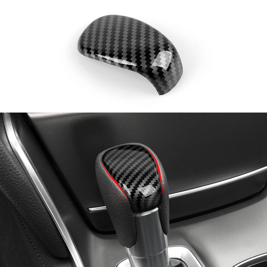 Carbon-Fiber-style Center Console and Gear Shift Panel Trim for Honda Civic 2022-2026