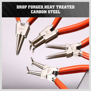 4-Piece 7-Inch Internal and External Snap Ring Pliers Set