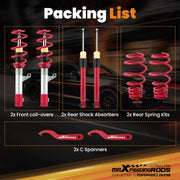 Coilover Suspension Kit for Volkswagen Golf/Jetta/Passat/CC/Beetle & Audi TT 2006-2014