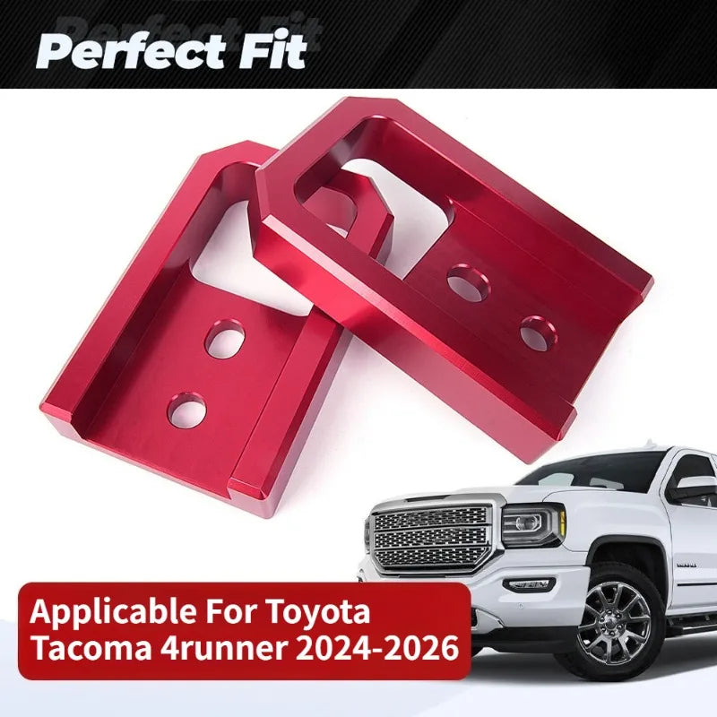 Front Tow Hook Set for Toyota Tacoma and 4Runner 2024-2026
