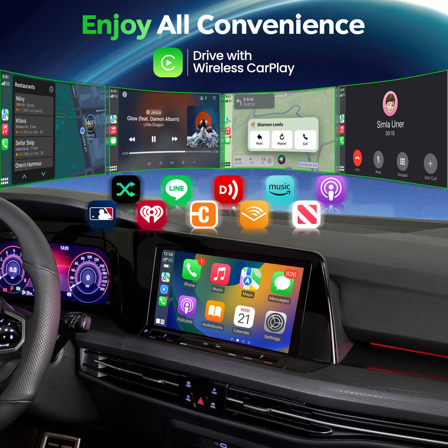 Wireless CarPlay Adapter Dongle with Bluetooth 5.2