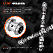 2011-2020 Jeep Dodge Chrysler 3.6L Left Side Exhaust Cam Camshaft Part 5184377AG