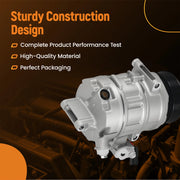 A/C Compressor for Ford Explorer 2011-2015, 6-Groove