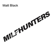 “MILF Hunters” Windshield Vinyl Decal – 100 × 9 cm