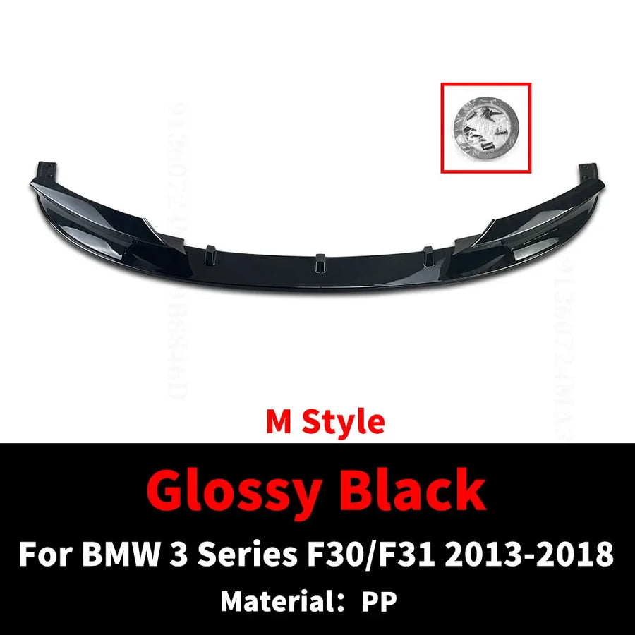 M-Style Front Bumper Lip for BMW 3 Series F30/F31 2013-2018
