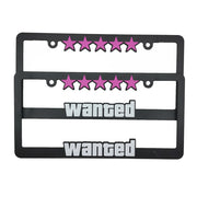 5-Star JDM-Style License Plate Frames - Pair