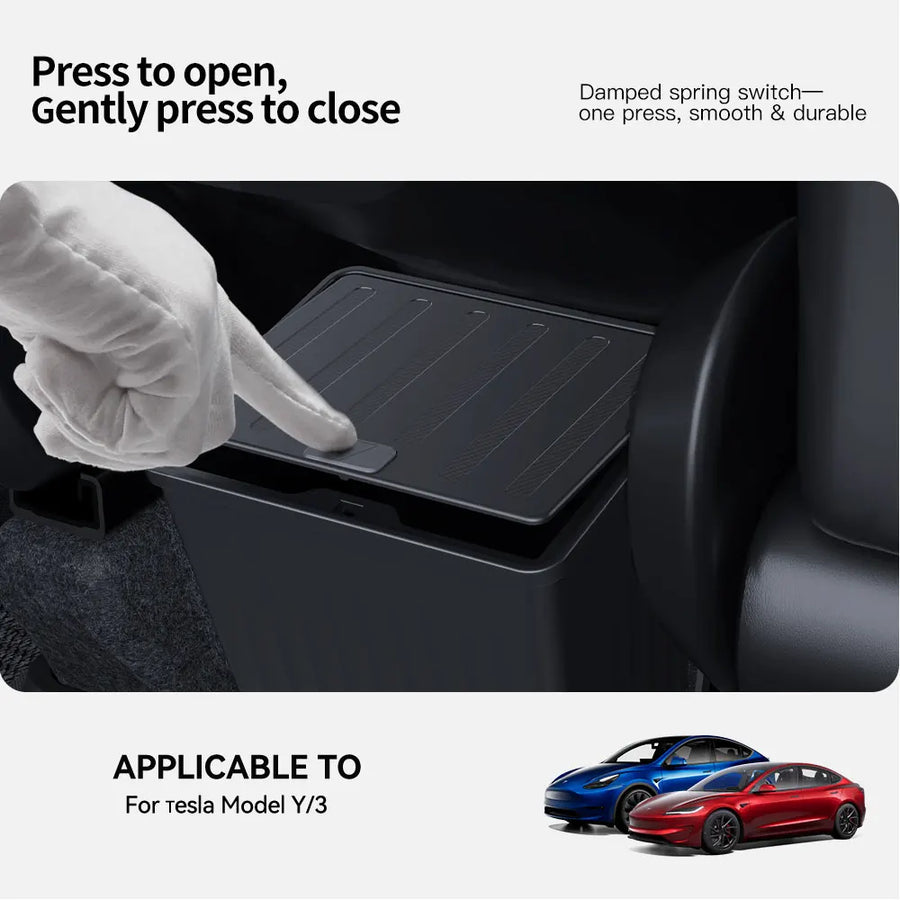 Under-seat Storage Organizer for Tesla Model 3/Y 2025