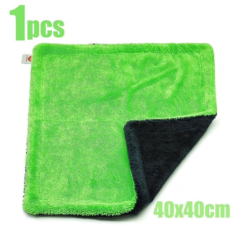 1300 GSM Dual-Color Microfiber Car Drying Towel