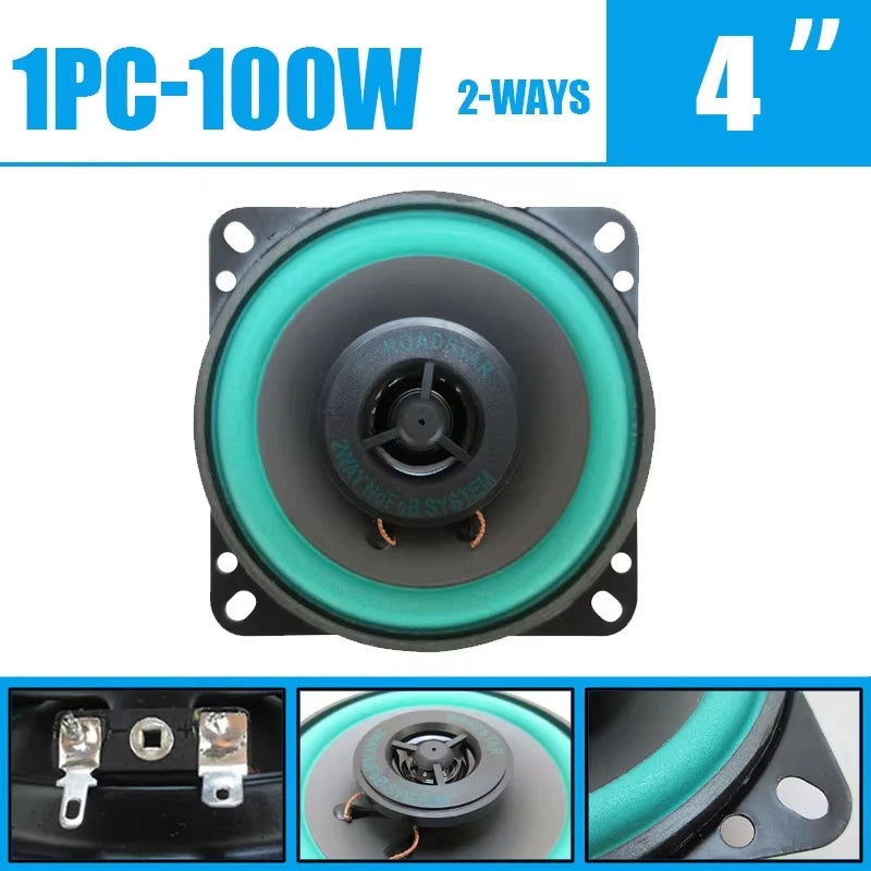 VO-402 4-Inch 100W Coaxial Car Speaker