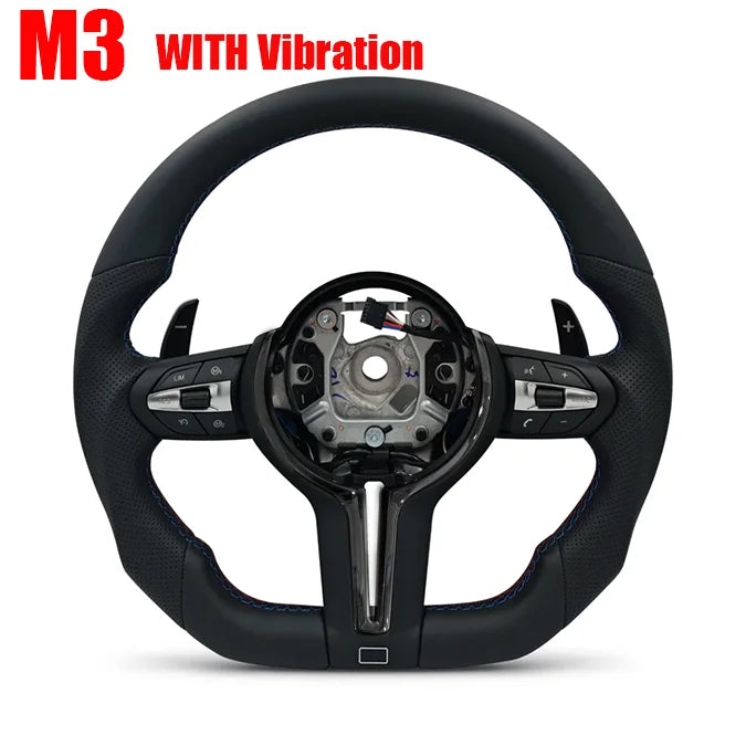 Flat-Bottom M Sport Steering Wheel for BMW M3, M4, M5