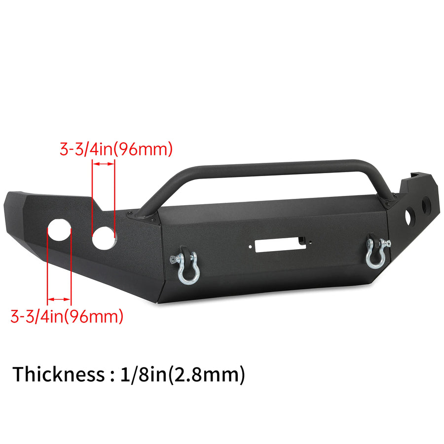 Powder Coated Steel Front Bumper for Chevrolet Silverado 2011-2014