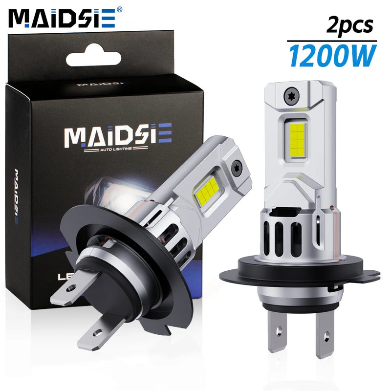 H7 LED Headlight Bulb – 6500K, Compact