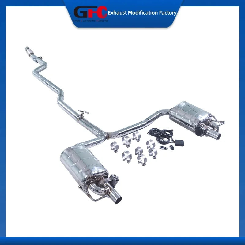 Valved Cat-Back Exhaust System for Mercedes-Benz C180/C200/C260/C350e & E200/E300