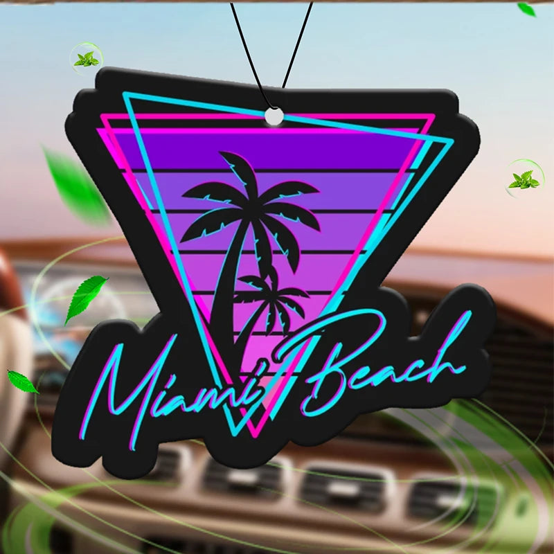 Bahamian Sea Breeze Hanging Car Air Freshener - 1 or 3 Pack