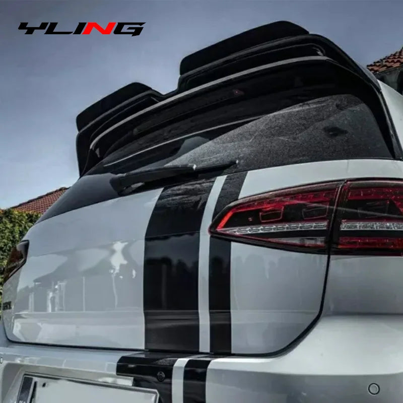 Gloss Black Rear Roof Spoiler for Volkswagen Golf