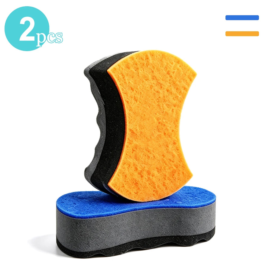 Contoured Car Wash Sponges, 2-Piece Shape Options