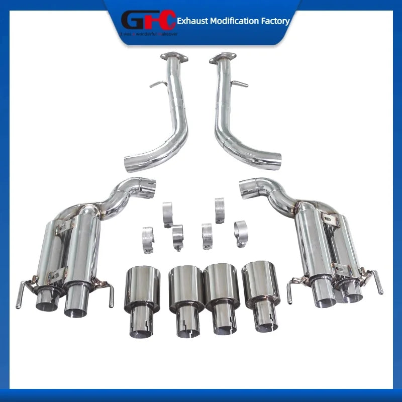 Stainless Steel Valved Cat-Back Exhaust System for Lexus GS F RC F 2014-2024