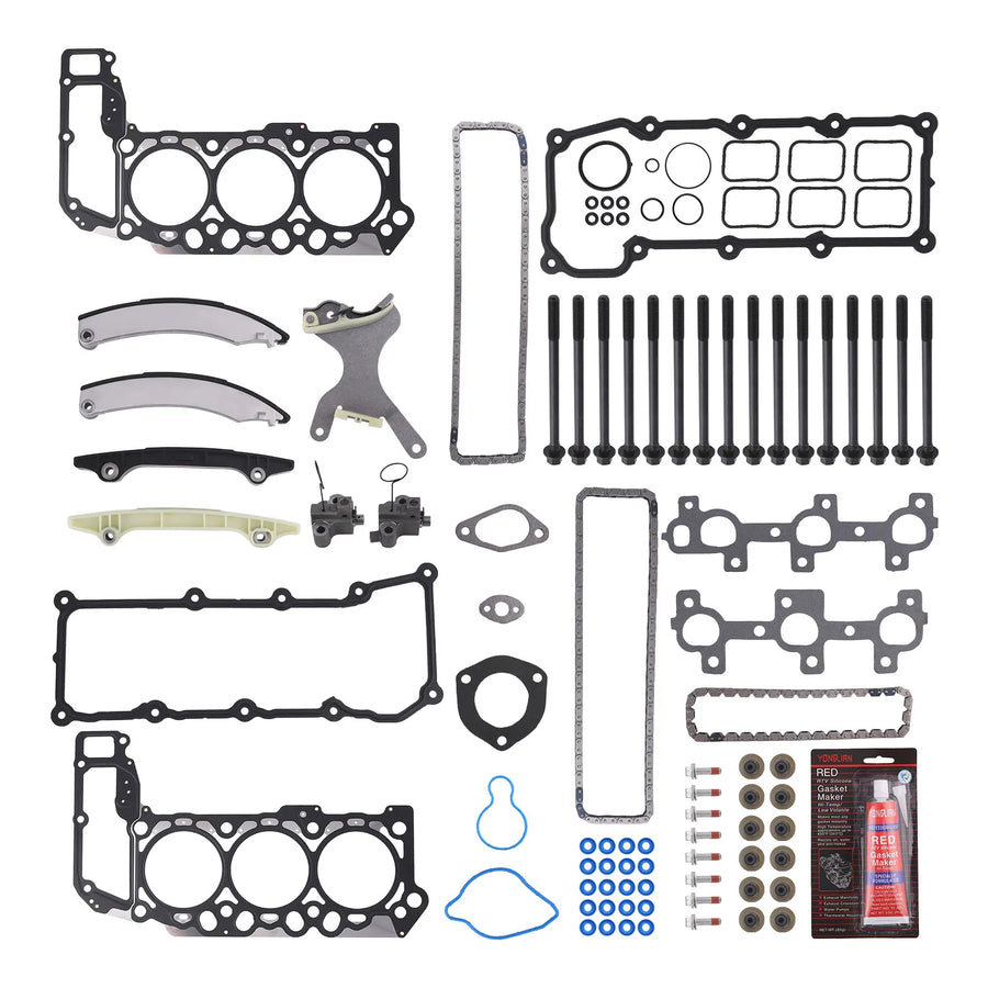 3.7L Head Gasket and Timing Chain Kit for 2002–2005 Dodge/Ram