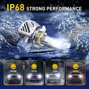 2-Piece H11/9005/9006/9012 LED Headlight Bulb – CANBUS