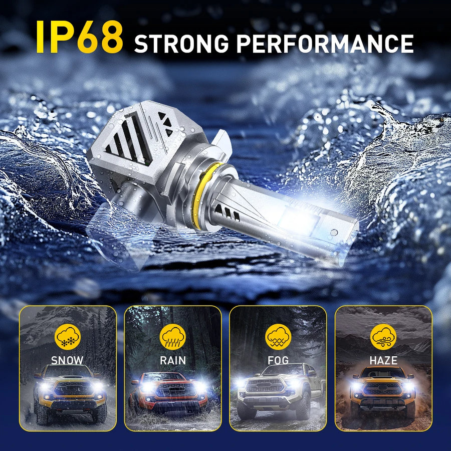 H11/9005/9006/9012 LED Headlight Bulb – CANBUS