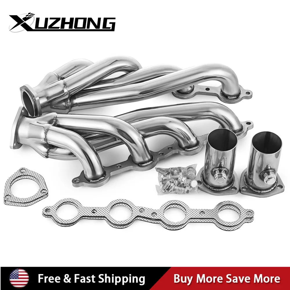 Stainless Steel Shorty Headers for Chevrolet LS1 LS2 LS3 LS6 LS7 Chevelle Camaro
