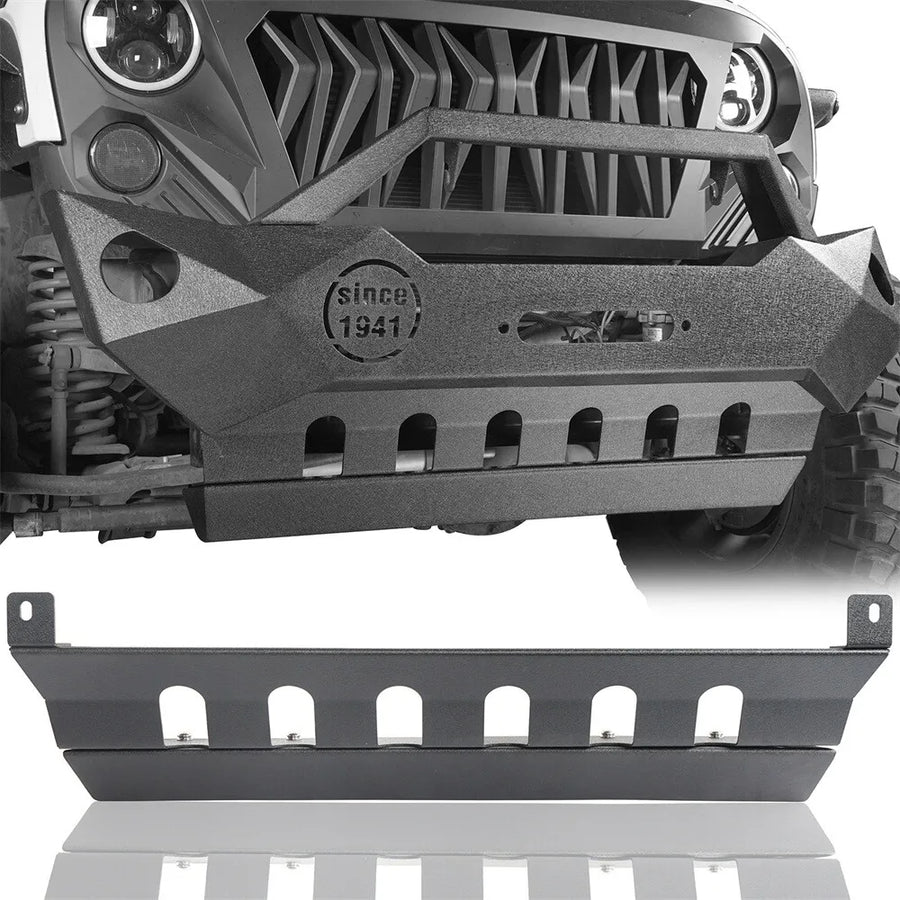 Black Skid Plate & Guard Kit for 2007–2018 Jeep Wrangler