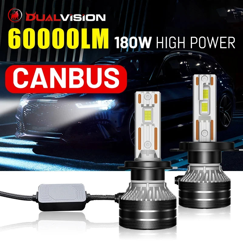 2-Piece H1/H4/H7/H11/H13/H27 LED Headlight Bulb – CANBUS