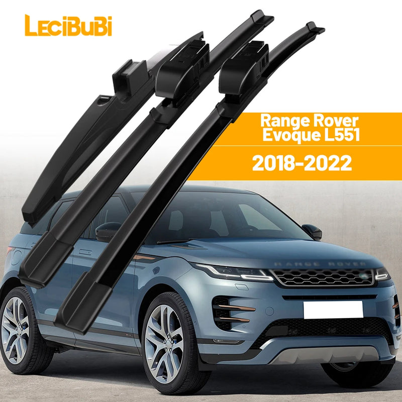 Front & Rear Windshield Wiper Blade Set for Land Rover Range Rover Evoque 2018-2022