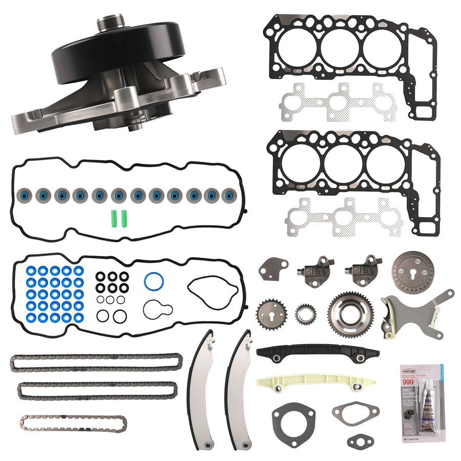 3.7L Timing Chain, Water Pump and Gasket Kit for Jeep Commander