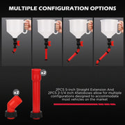 22-Piece Spill-Free Coolant Funnel and Siphon Pump Kit