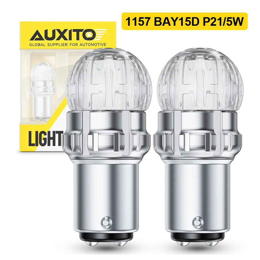 1156/1157/7440/7443 LED Brake/Tail/DRL Light Bulb – Amber/Yellow/Red/White, CANBUS, 12V