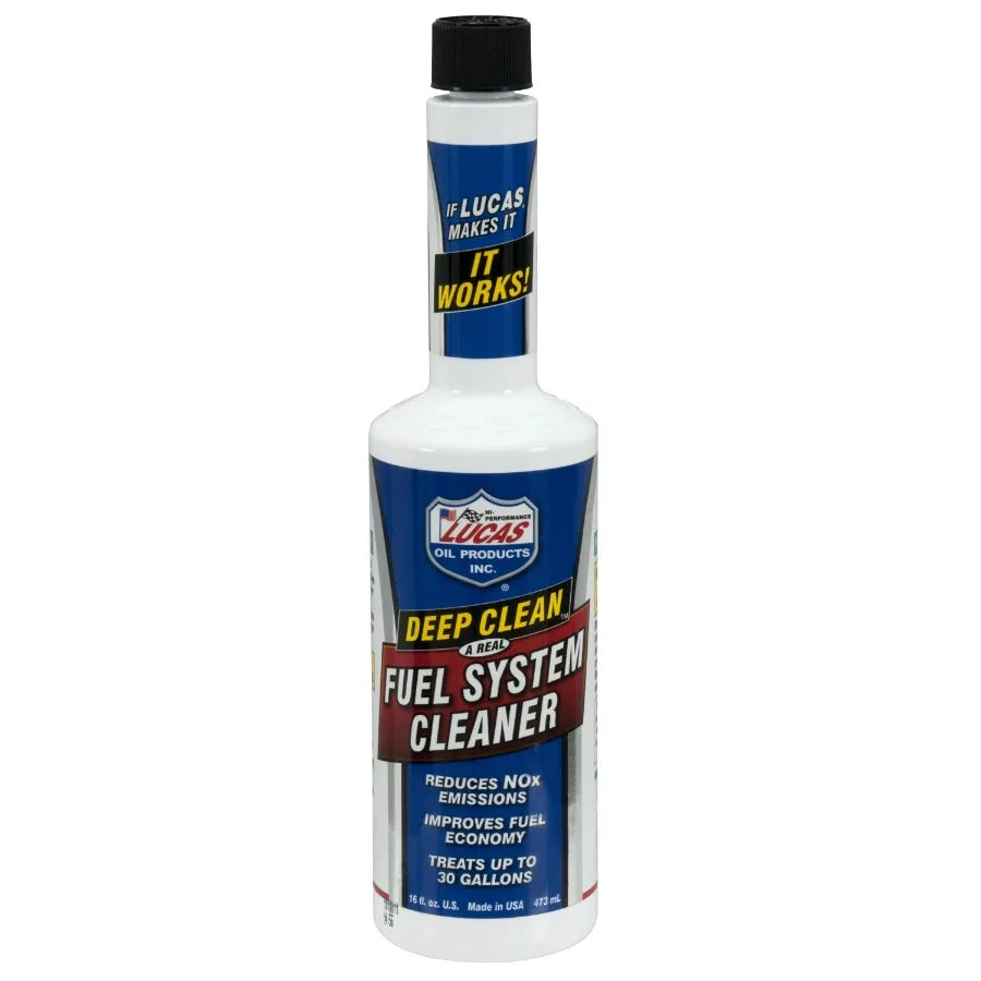 Lucas Oil 10512 Deep Clean Fuel System Cleaner, 16 oz – Pack Options